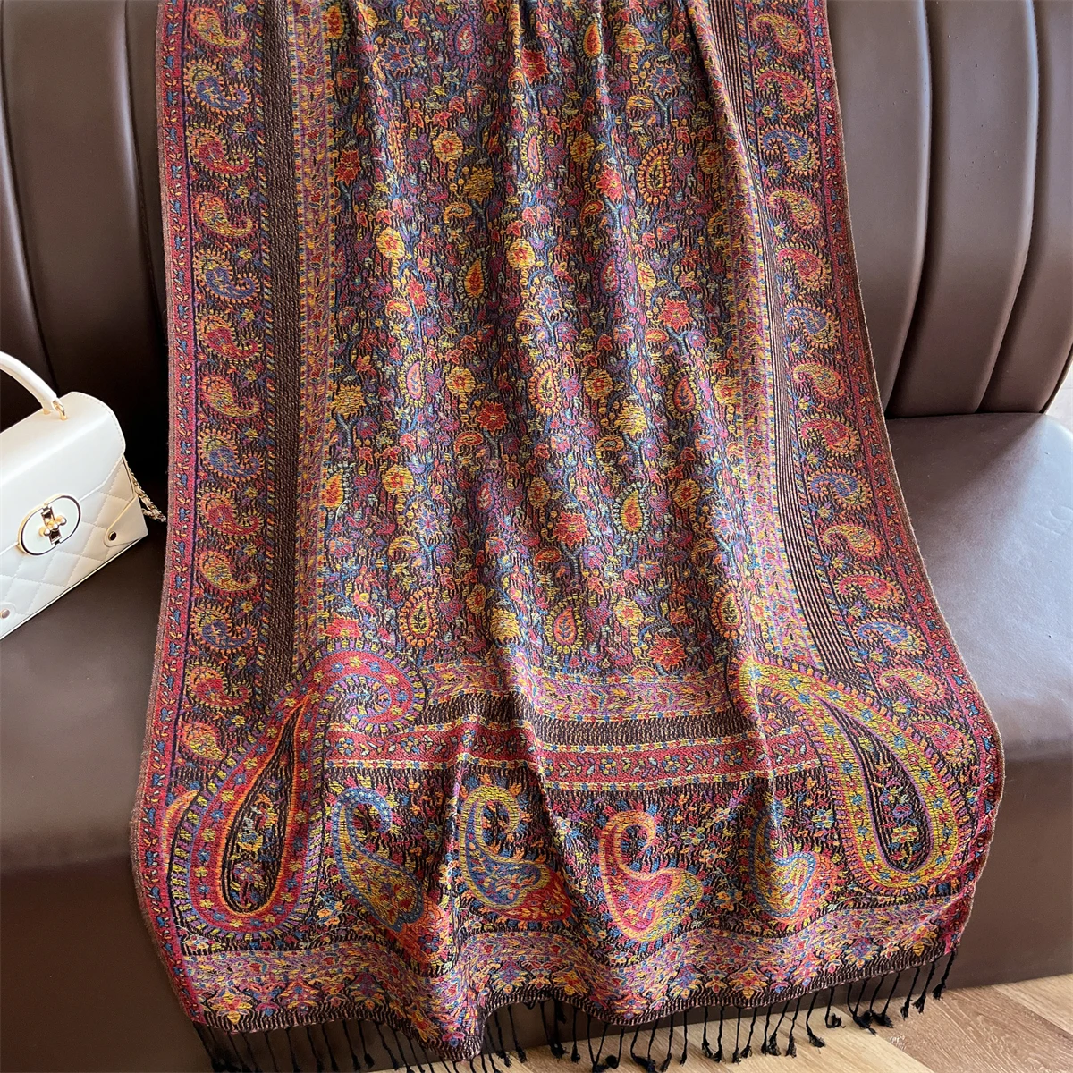 Luxus Winter Schal Frauen Kaschmir Warme Pashmina Marke Foulard Weibliche Schals Wraps Dicke Weiche Bufanda Poncho Schals Stola 2025 – Detail 29