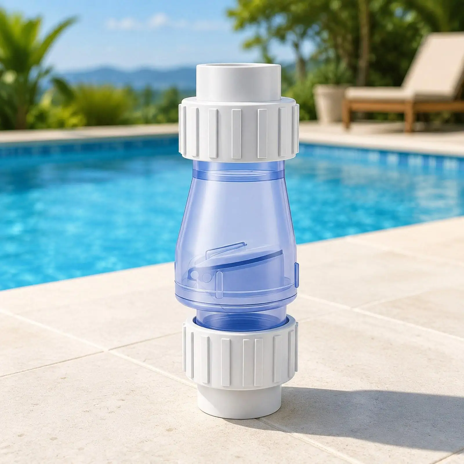 sturdy-pvc-check-valve-transparent-pool-valve-water-pipe-protector-leak-prevent-multifunctional-for-swimming-pool