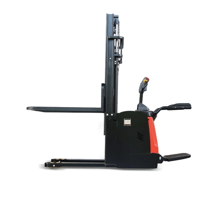 1.6 T High Racking Lift Stacker Pallet Forklift Truck Battery Electric Stacker