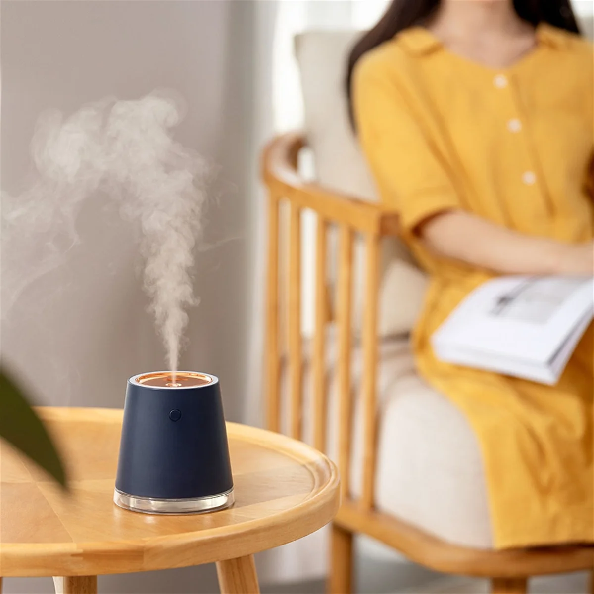 

M85K Увлажнитель воздуха для спальни Портативный увлажнитель воздуха для спальни Путешествия Офис Темно-синий