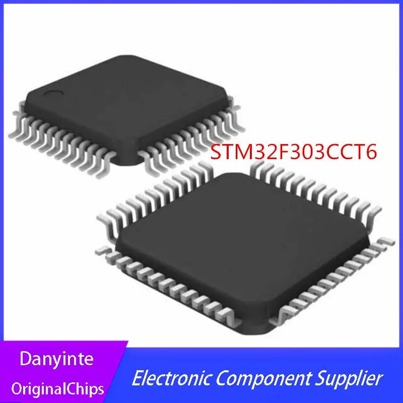 2PCS/LOT      STM32F303CCT6    STM32F303     STM32 F3       QFP48