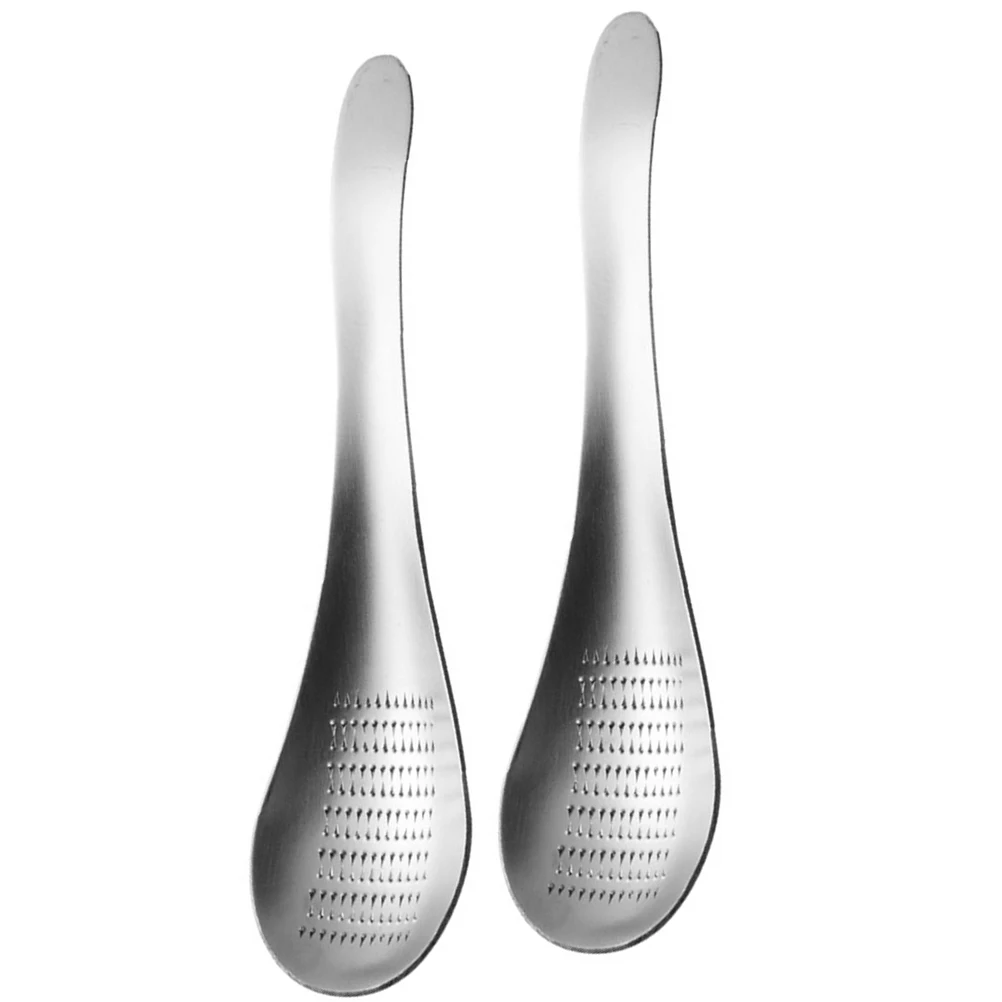

2pcs Stainless Steel Mud Grinder Portable Garlic Mincer Wear Resistant Reusable Food Grater Kitchen Tool Vegetables Fruits