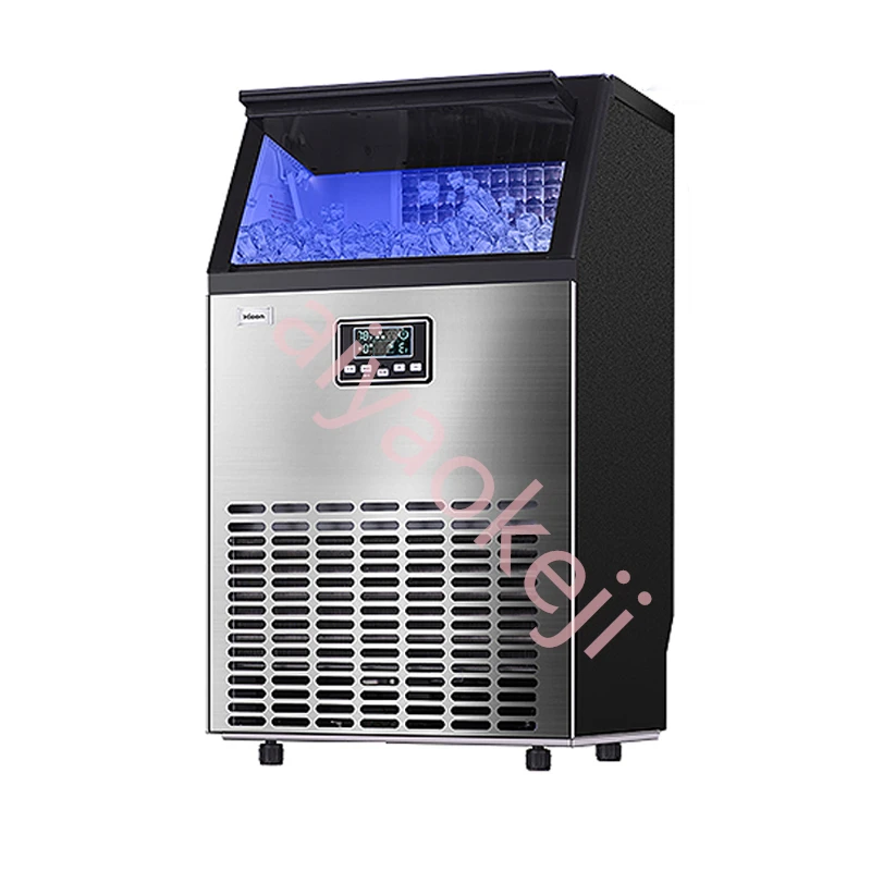 Commercial Ice Maker Auto สแควร์ Ice Make เครื่องน้ำแข็งขนาดใหญ่ทำนมชากาแฟบาร์