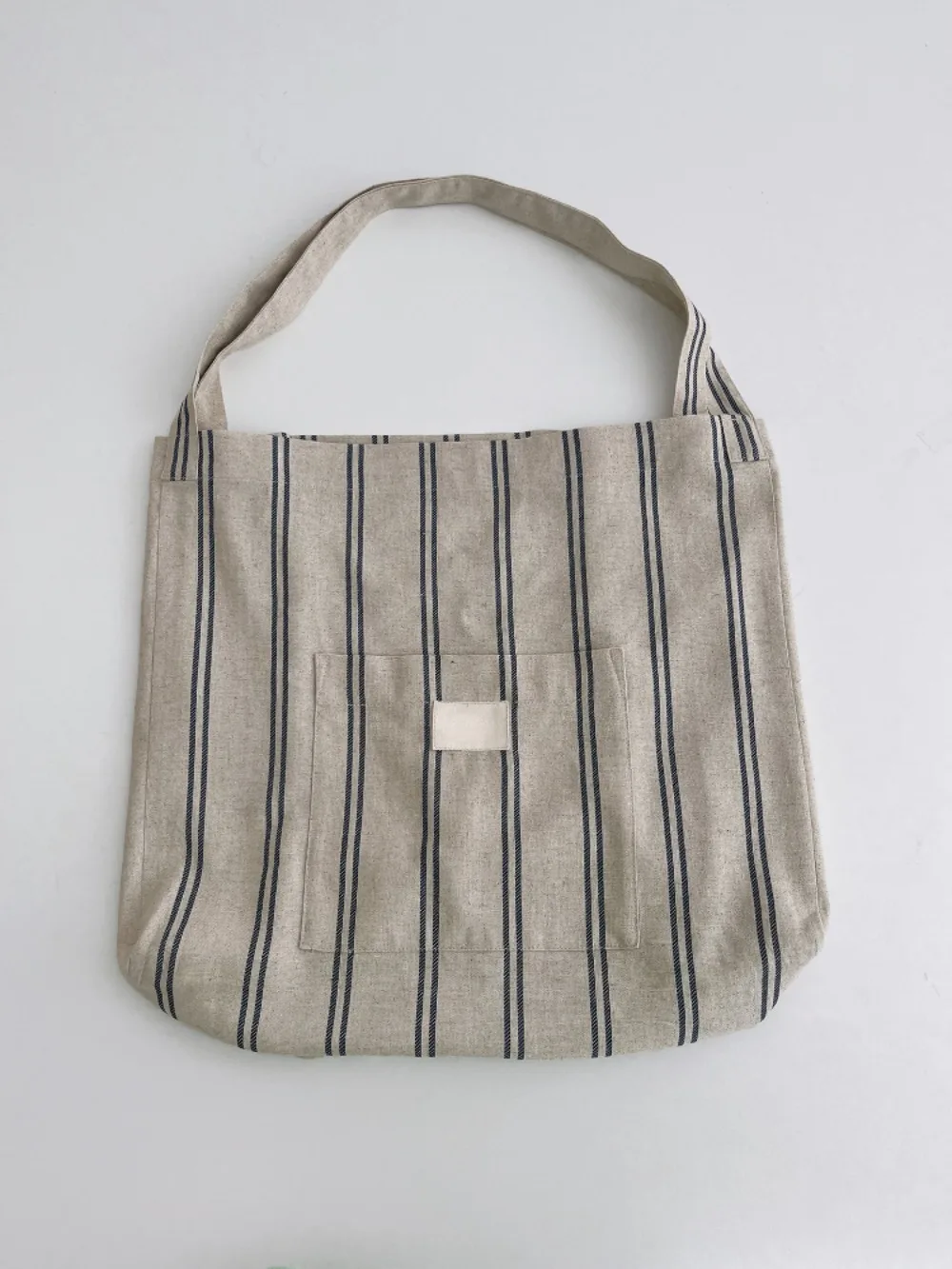 2024 Summer Casual Commuter Korea Shoulder Bags Female Large Capacity Stripe Simple Purses Practical Versatile Single-Shoulder