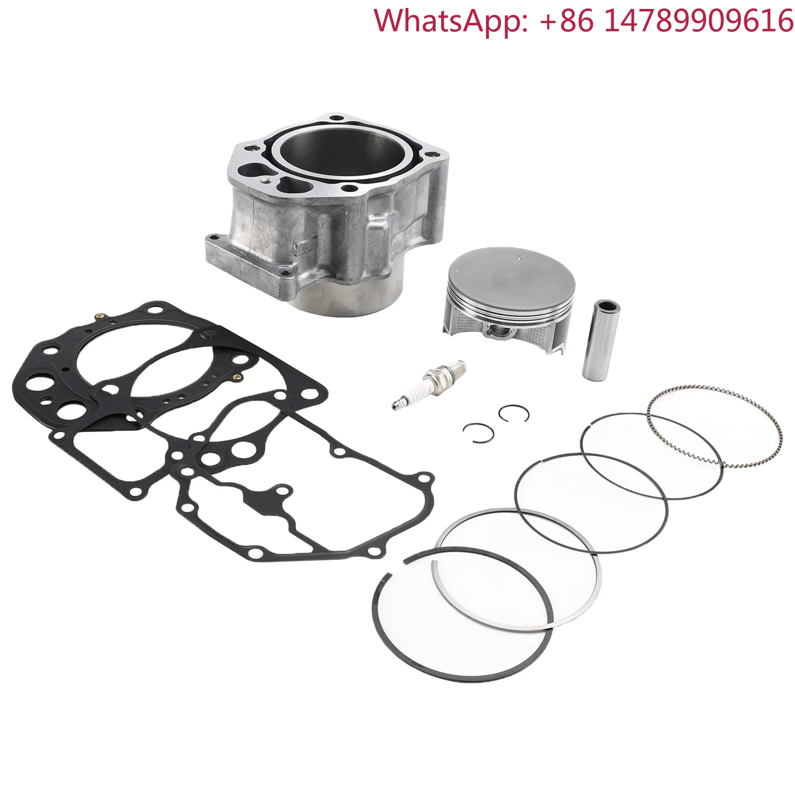 96mm Cylinder Piston Gasket Spark Plug Top End Rebuild Kit for 520cc ATV Engine 2020-2024 High Performance