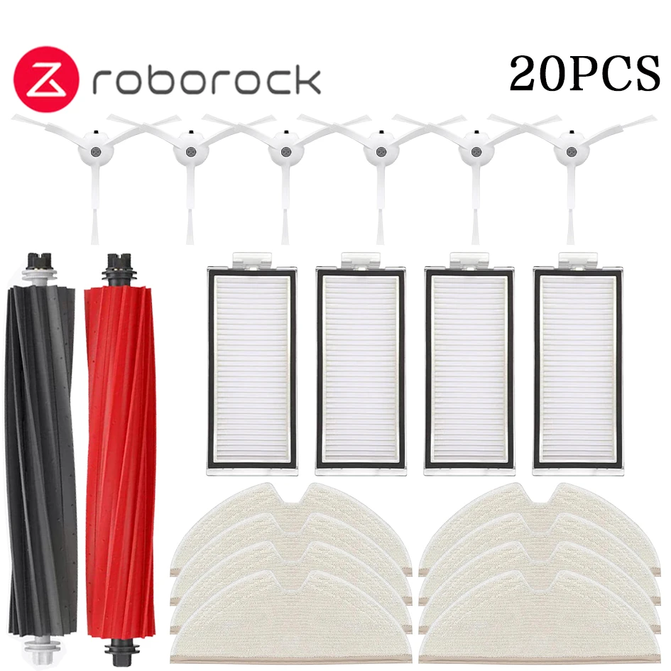 Roborock Q8 Max Q8 Max Plus Q8 Max+ Q5 Pro Q5 Pro Plus Ersatzteile Zubehör Hauptseitenbürste Hepa-Filter Mopp Staubbeutel