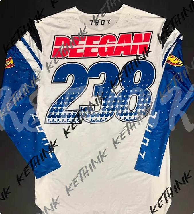 

2026 Новая гоночная команда Kawasaki # DEEGAN MXGP Рубашка для мотокросса большого размера с длинными рукавами, мужской велосипедный костюм