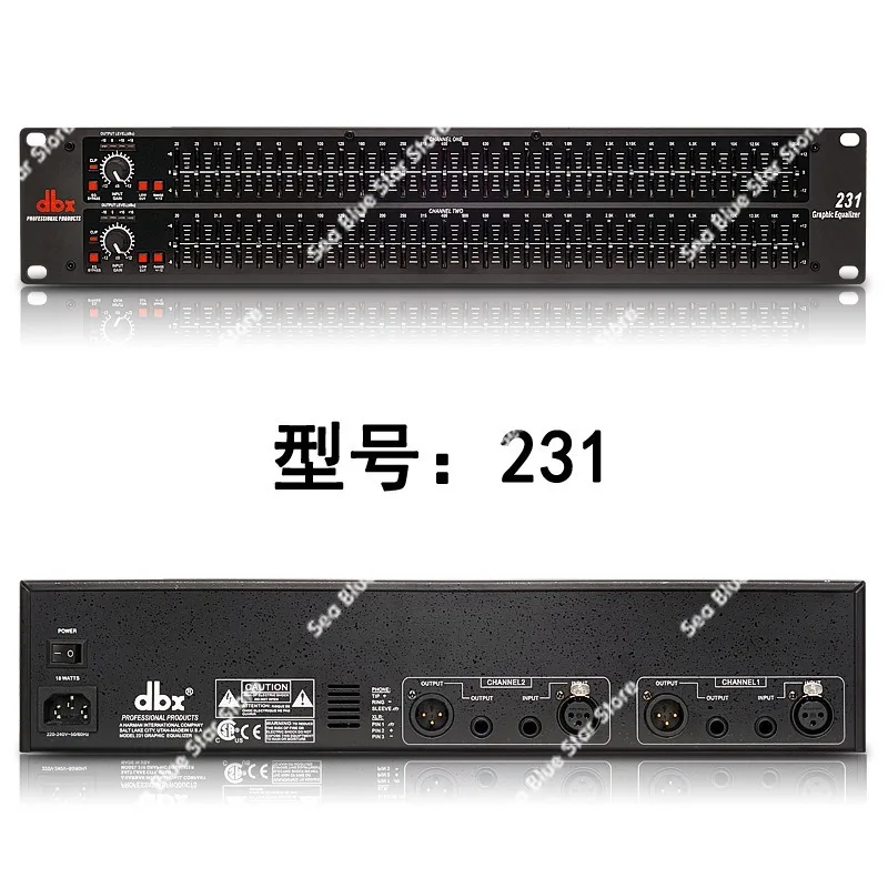 Equalizer 231 Dual-segment equalizer/Dual 31-segment 220V conference professional equalizer, audio equipment