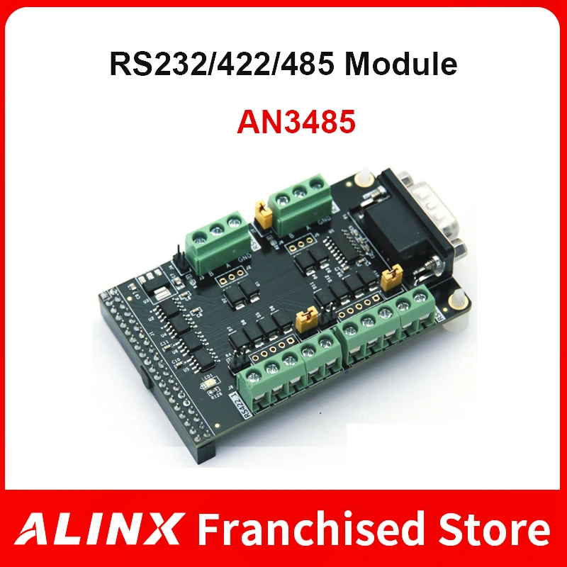 ALINX AN3485: ALINX RS232/422/485 Module for FPGA Board