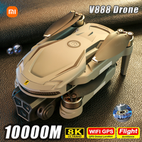 Xiaomi V888 Drone 8K Professional HD GPS Aerial 5G WIFI Remote Control Aircraft Obstacle Avoidance Dual Camera Quadcopter Toy