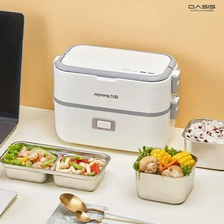 

Electric Lunch Box: Insulation. Can Be Plugged In to Heat. Hot Meal Artifact for Office Workers. Fiambrera Bento.