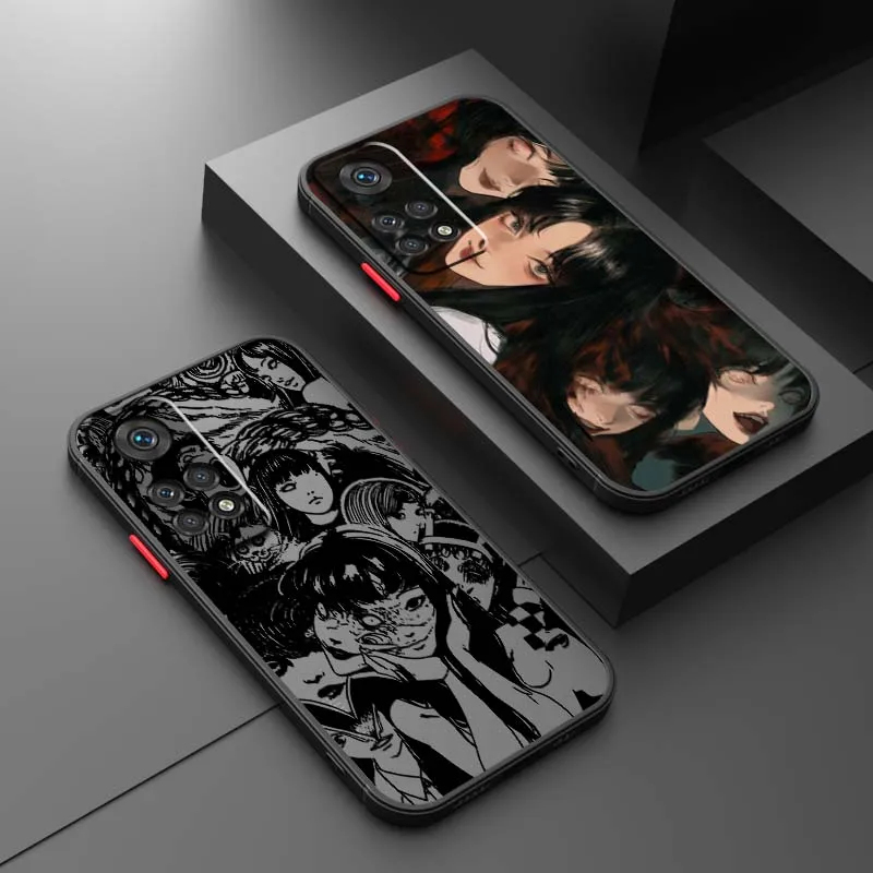 

Junji Ito Tomie Kawakami Phone Case For Xiaomi Redmi 14C 13C 13 12C 11A 10A K70 K60 K50 K40 K30 K20 Frosted Translucent