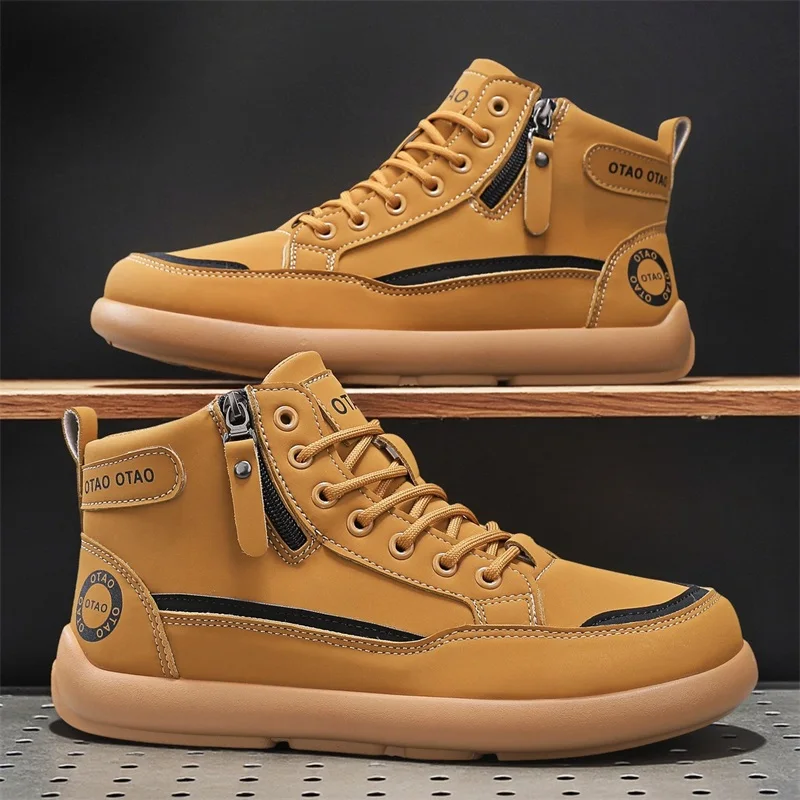 

【 Factory Direct Sales 】 2025 Men's New Breathable Shoes Men's Versatile Thick soled Sports and Leisure Shoes