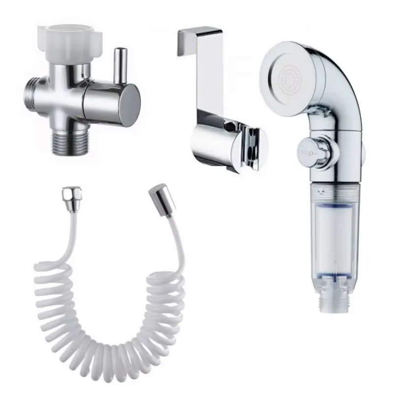 

Modern ABS Toilet Bidet Sprayer Set Wall-mounted Bathroom Water Filter Spray Easy Installation