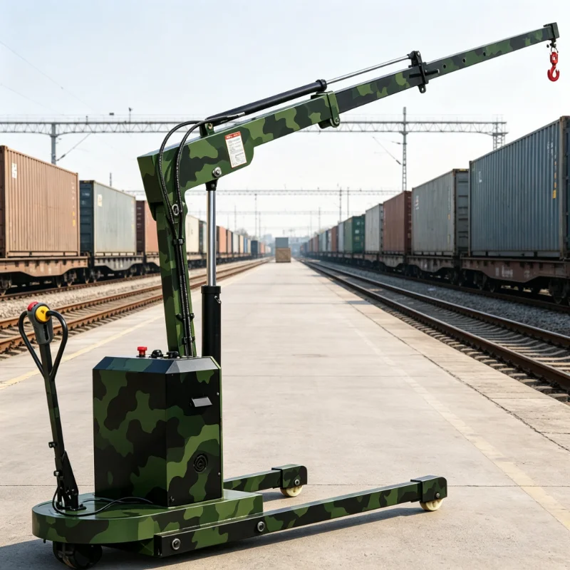 portable mini crane Telescopic Jib Mobile Crane 1 Ton Self-Propelled Electric Mobile Crane with 180 Degree Rotating Turntable