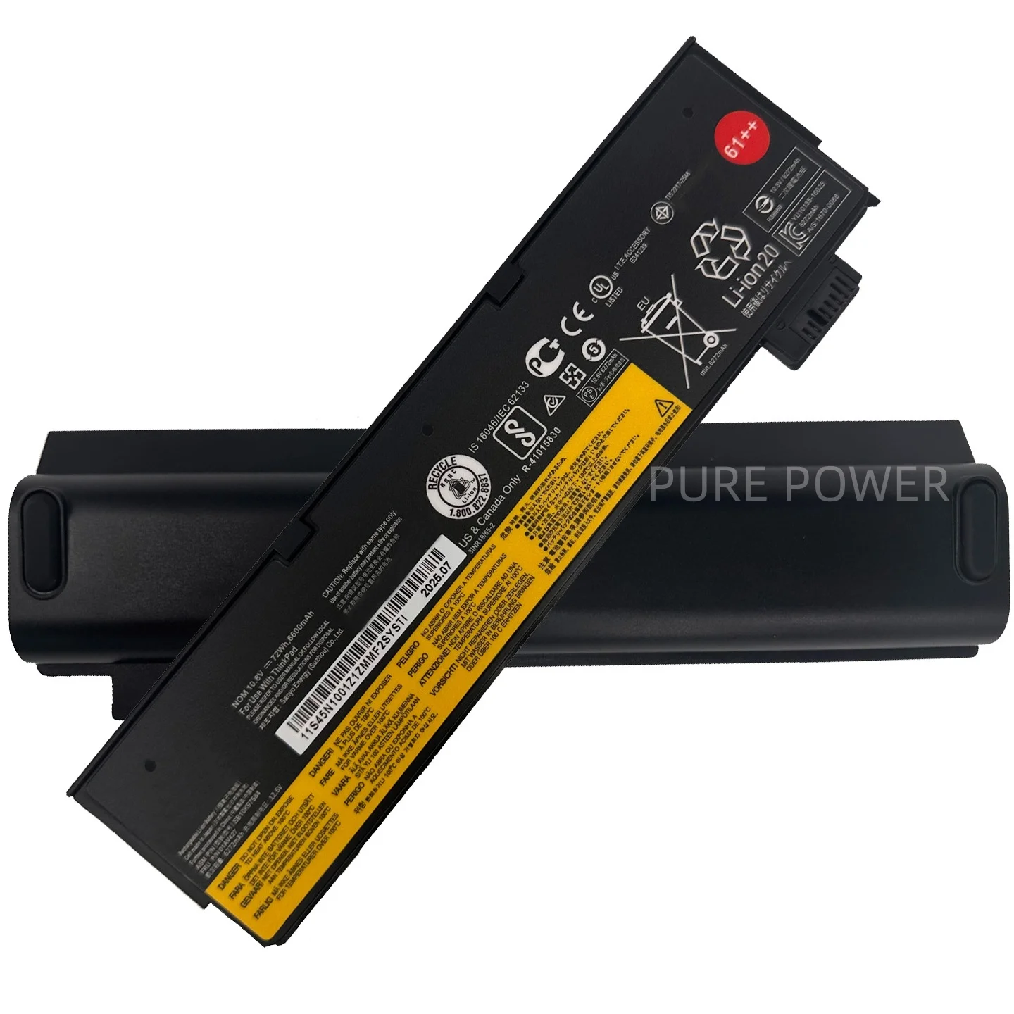 New Laptop Battery SB10K97584 01AV427 10.8V 72WH 6600mAh High Quality For Lenovo ThinkPad T470 T480 T570 T580 P51S P52S 01AV428