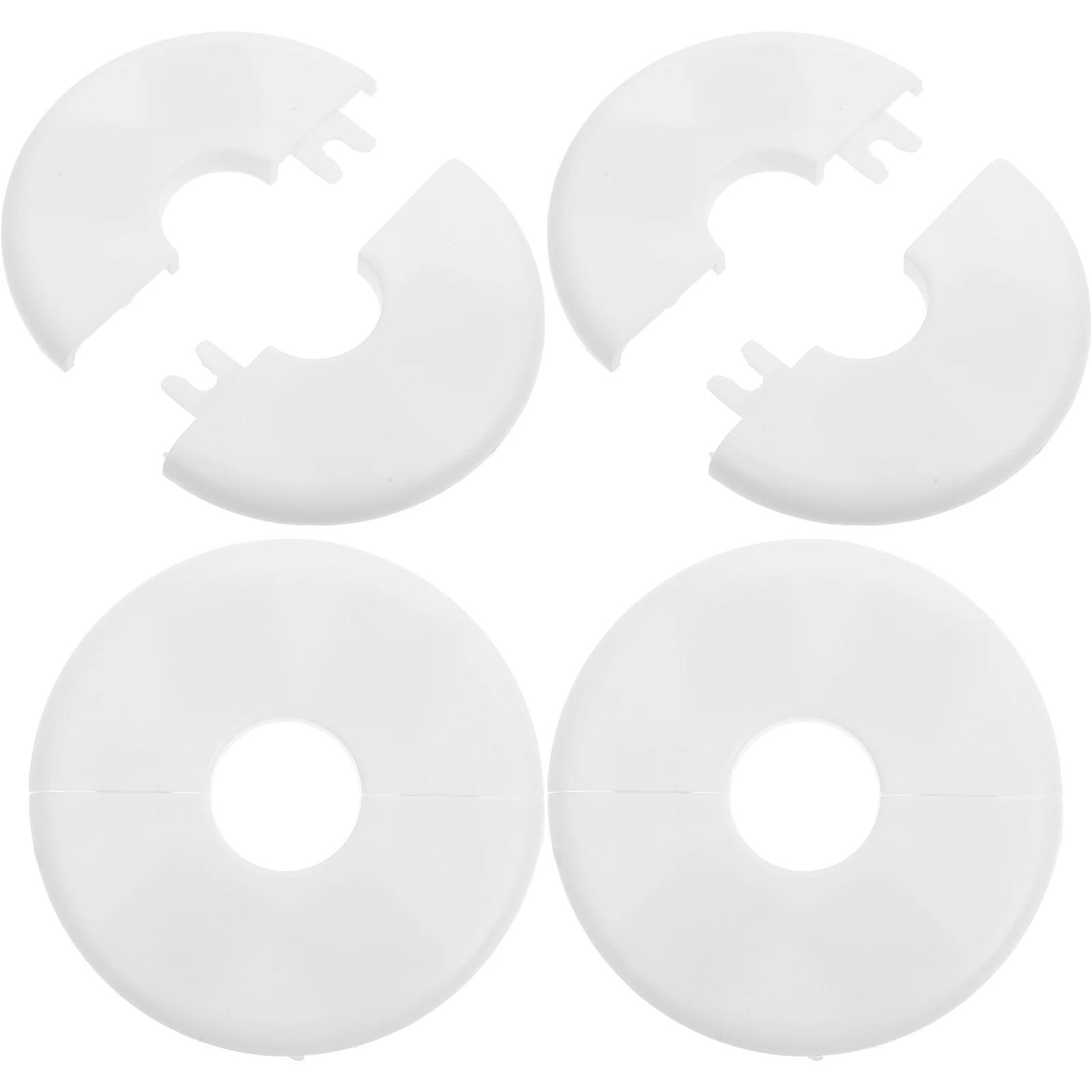 

4Pcs Pool Ladder Covers Shielding Plates Replacement for Handrail Tubing Hole Protection Inground Pool Plumbing Pipe Covers