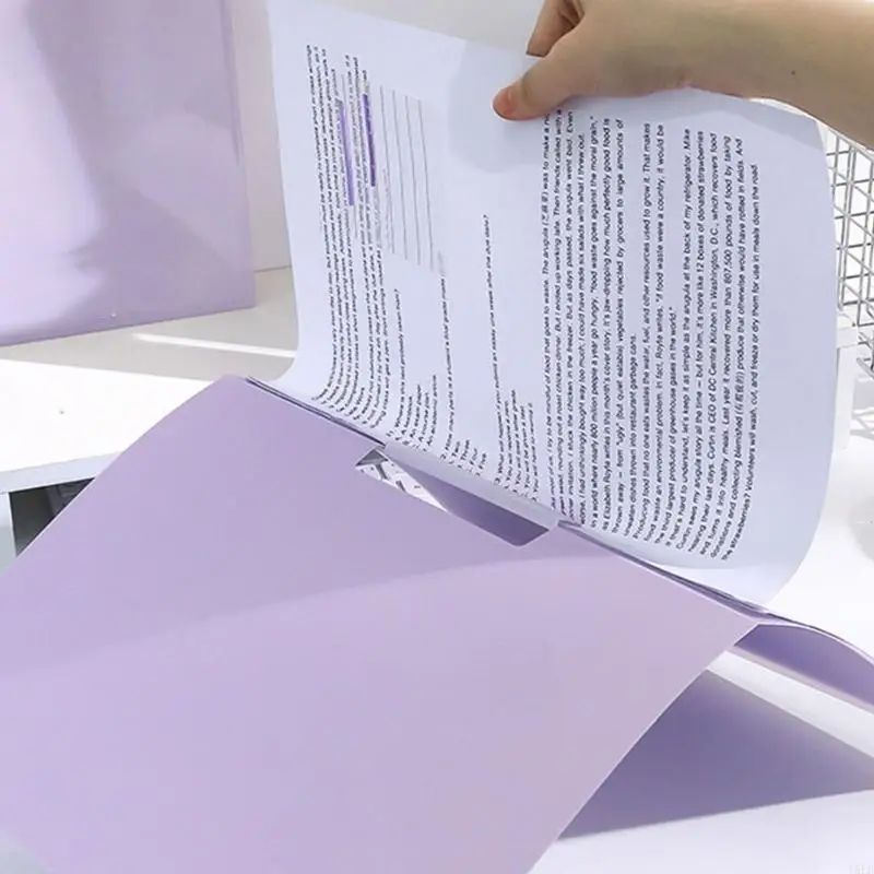 Y5LB 5Pcs File Paper Sleeve Letter Size Folder 14.6x9In Document Folder Hold 30 Sheet