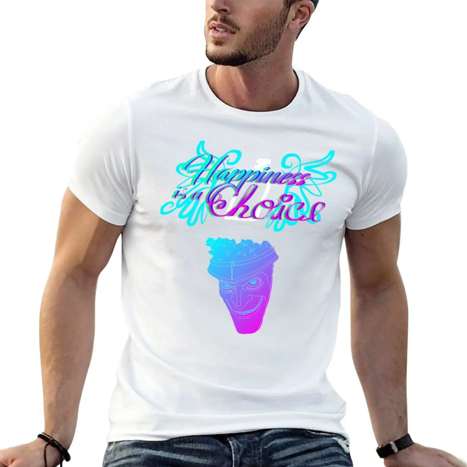 

We happy few Happiness is a choice T-Shirt t shirts for man cotton funny anime t shirts oversize T-Shirt