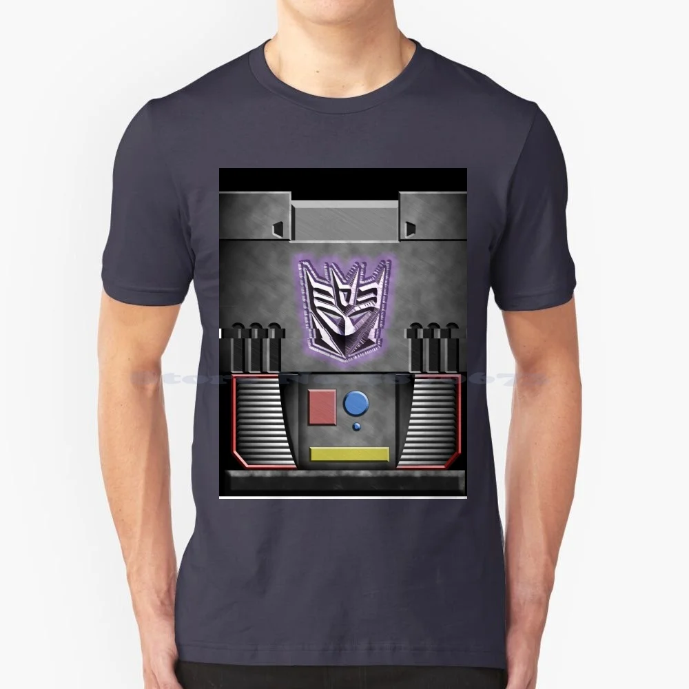 Классическая футболка из 100% хлопка Decepticon G1