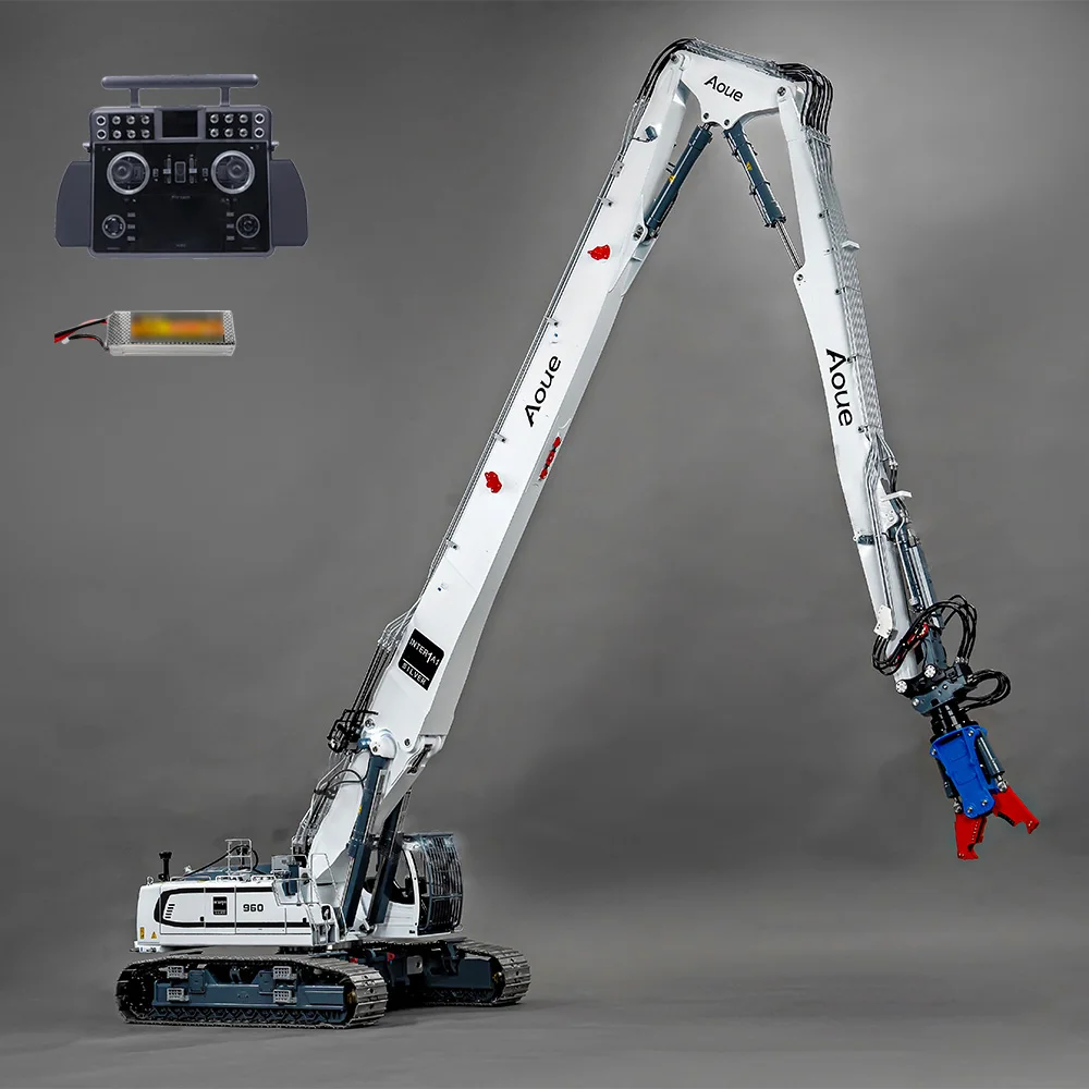 1/14 RTR LESU 960 RC Hydraulic Excavator LR960 Heavy Duty Demolition Machine Digger Remote Control Construction Vehicles Model