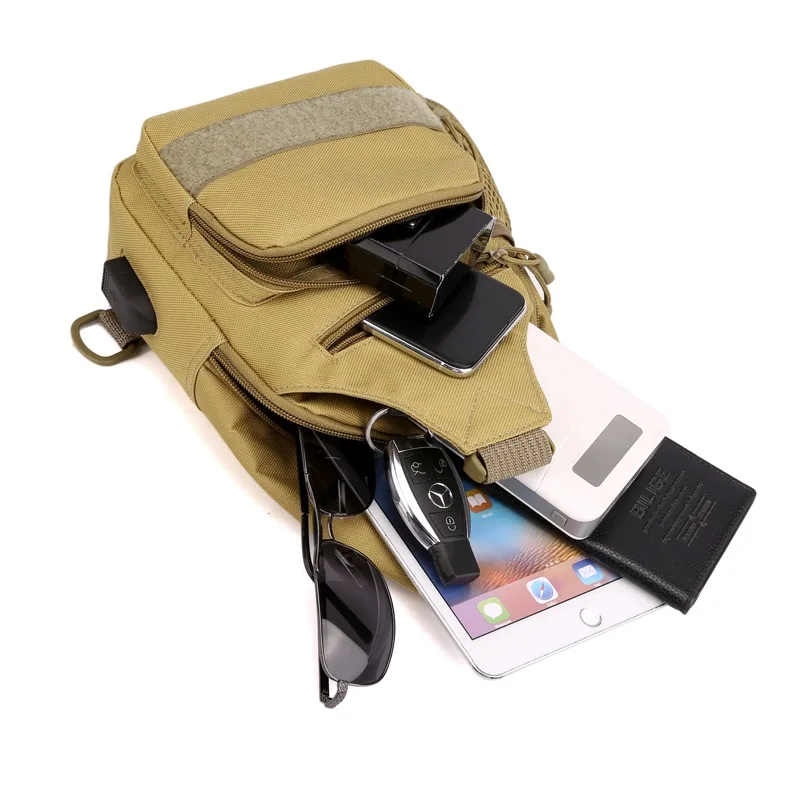 Heren Crossbody Borsttas Multifunctionele Heuptas Causaal Zakje Outdoor Messenger Bags Anti Diefstal Mobiele Telefoon Portemonnee Boodschappentas