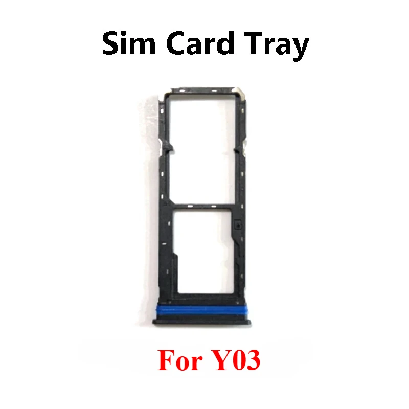 Sim Card Tray For VIVO Y03 SIM Card Holder Socket Tray Reader Repair Replacement Parts