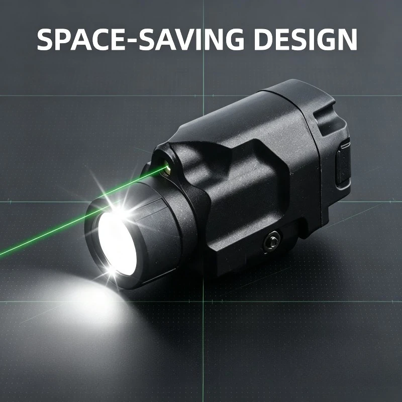 Ultra Tiny Exquisite Strobe Light Tube Universal 20MM Rail Adjustable Bright Light for Mini Lightweight Gear Matching