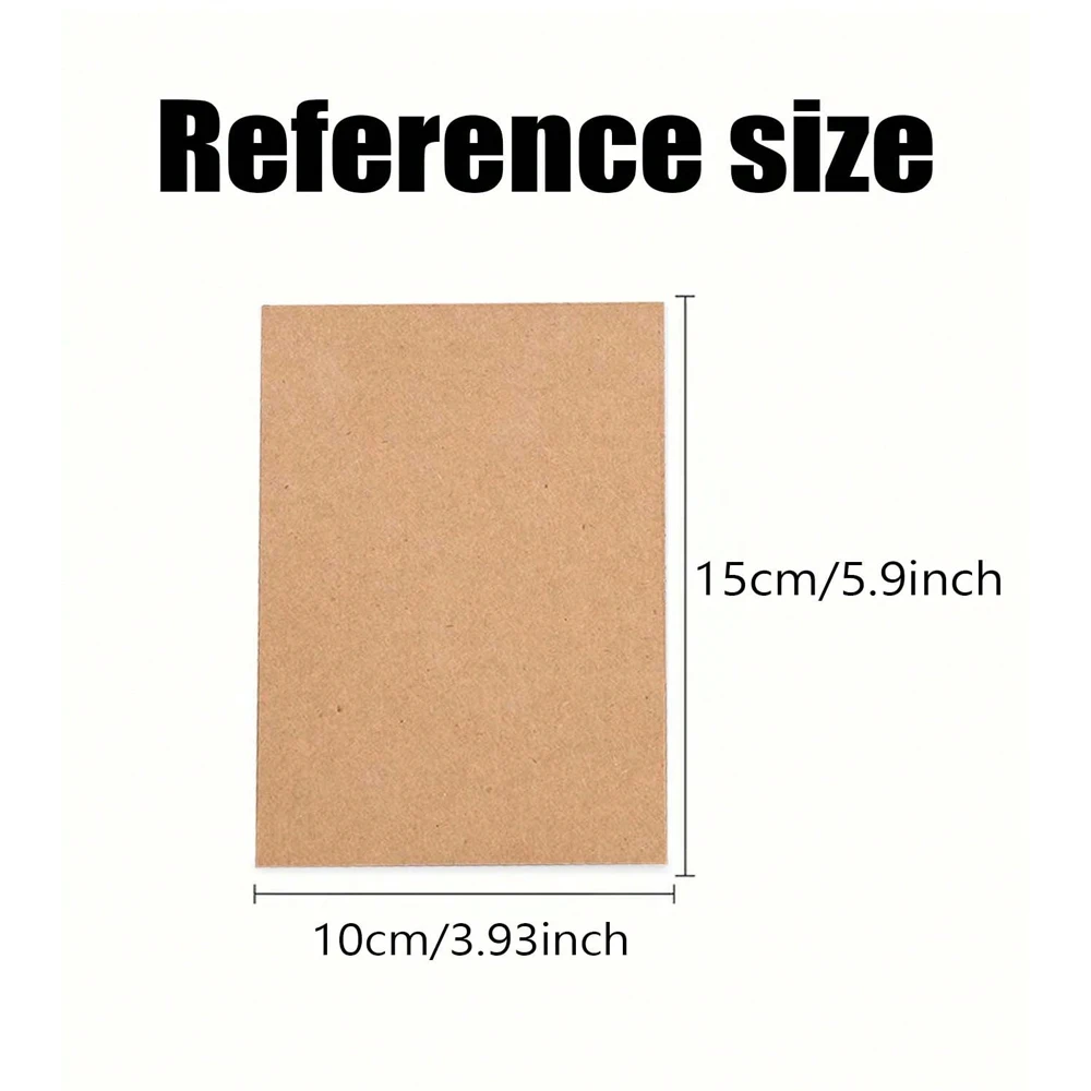 20/30pcs A6 Size 10 X 15cm Kraft Paper 350gsm Card paper, DIY Gift Packing Cardboard Paper Blank Postcard hand-drawn doodles