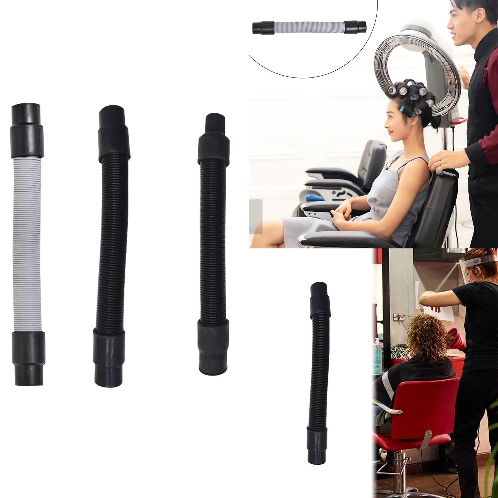 Hair Steamer Hose Hair Dryers Bonnet Salon Nano Hair Steamer Connection Hose