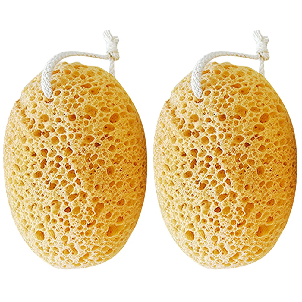 2 Pcs Sponge for Shower Bath Mens Gel Scrubber Body Baby Bathtub Sponges Super Soft Exfoliating Scrubbers Soap