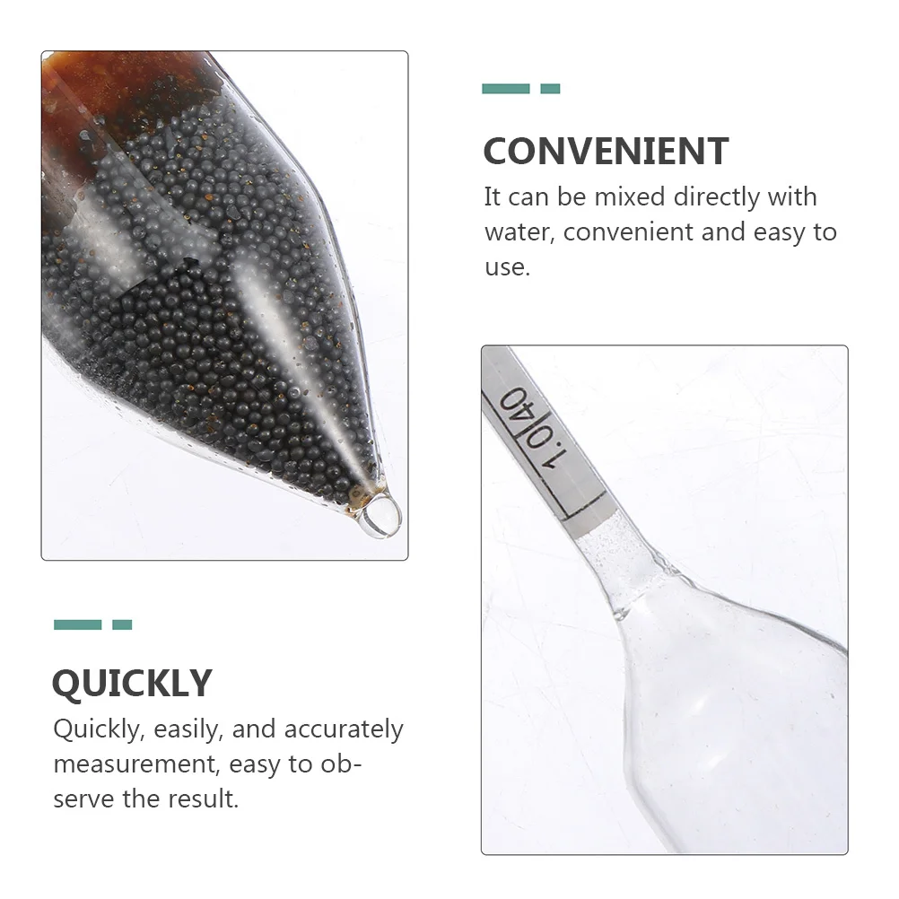 

2Pcs Aquarium Salinity Hydrometer Professional Grade Water Measuring Tester for Seawater Fish Tank Aquaculture Fast Easy