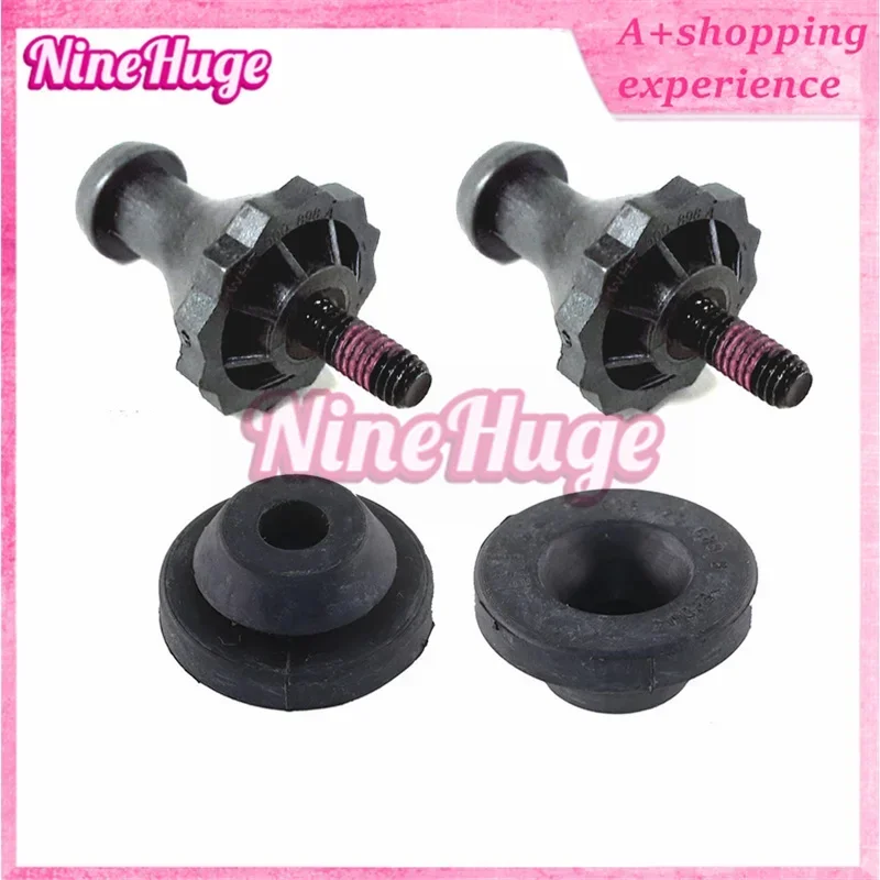 2 Pairs New Air Filter Housing Rubber Block Engine Cover Fixing Screw Rubber Mount for VW Golf R20Scirocco WHT000898A 036129689B