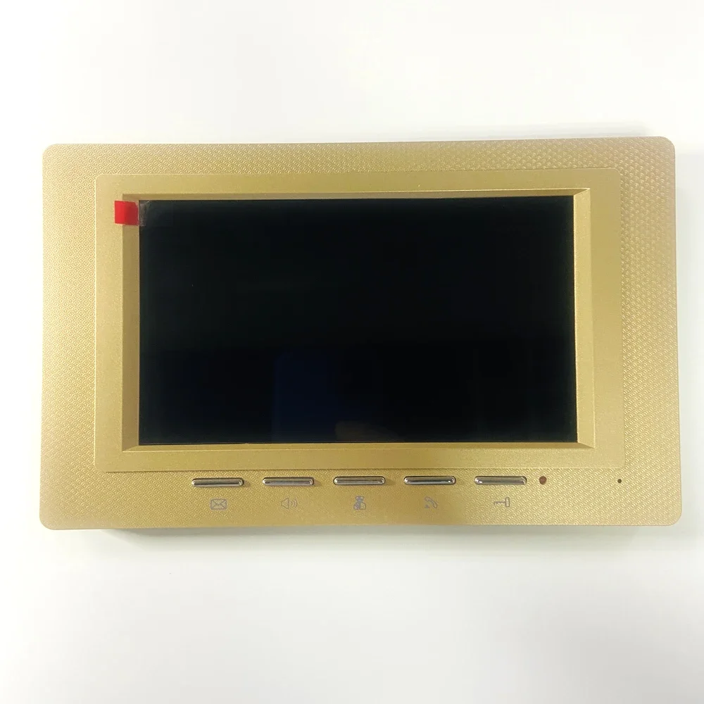1Set TFT LCD Color Monitor Door Access Intercom System HD Camera 7” Video Door Phone Waterproof Wire Doorbell Calling System