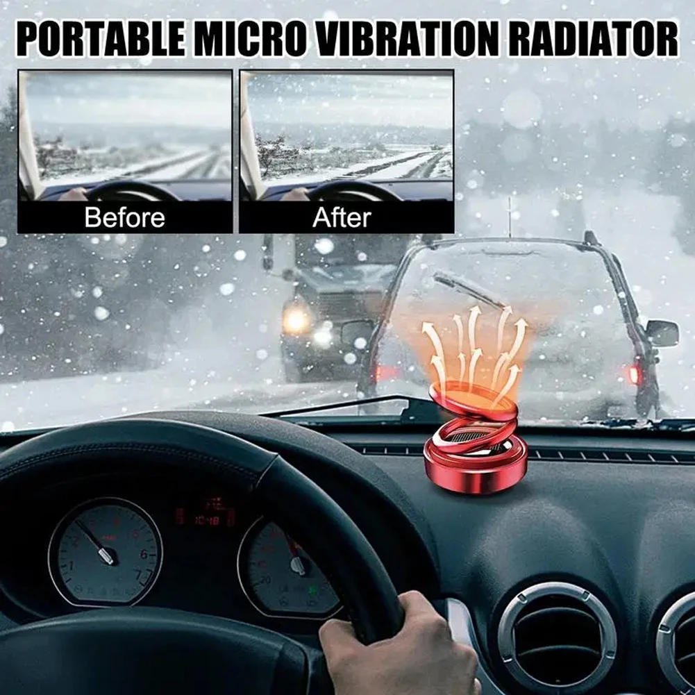 Mini Car Heaters Windshield Defroster Kinetic Heater for Vehicles Mini Portable Kinetic Molecular Heater Auto Winter Accessories