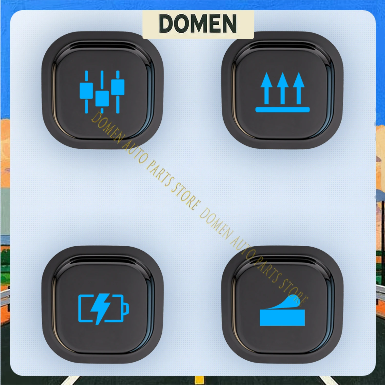 DOMEN For Honda Accord 2008-2024/ CRV CR-V 2011-2024 Power Seat Button Wireless Seat Adjustment Module Switch