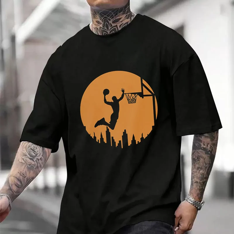 

Мужская и женская летняя футболка из 100% хлопка, баскетбольная футболка с короткими рукавами, повседневная базовая футболка с круглым вырезом, топы