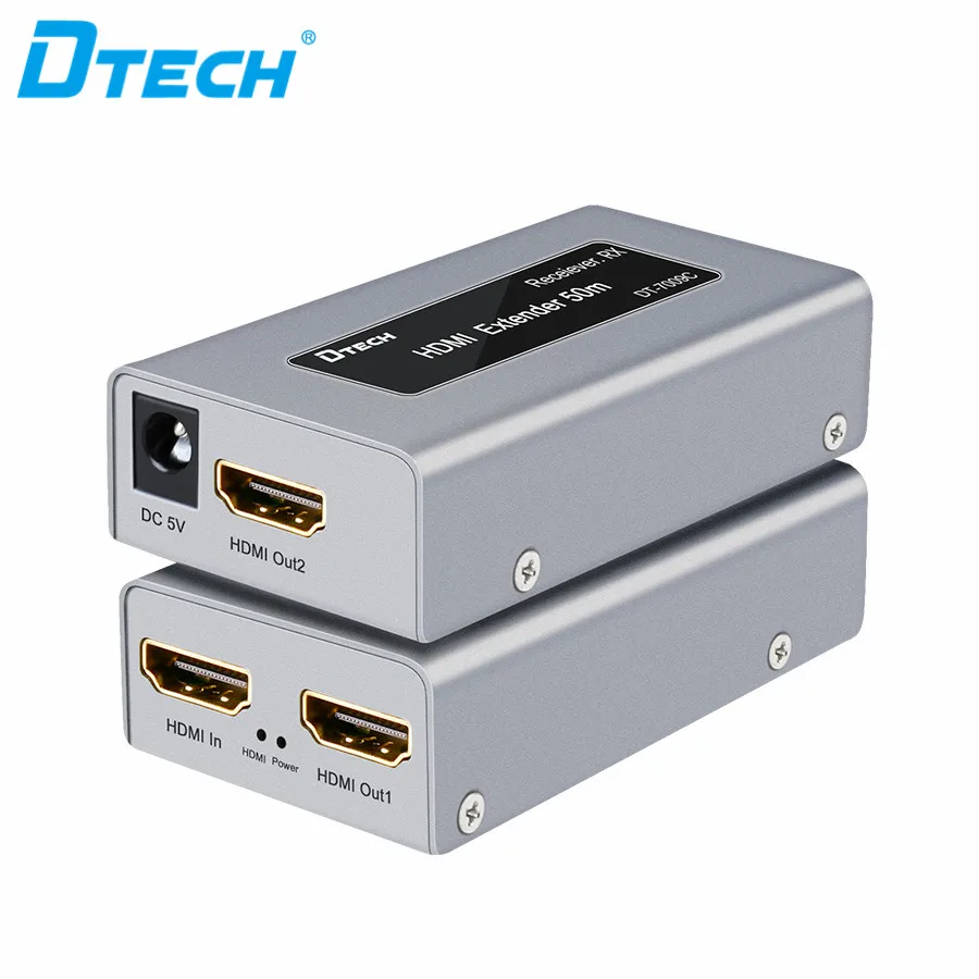 DTECH Extender HDMI 60m 4k 1080p@60hz Hdmi Adapter Cat5 Cat6 Tx Rx  Rj45 Hdmi Extender