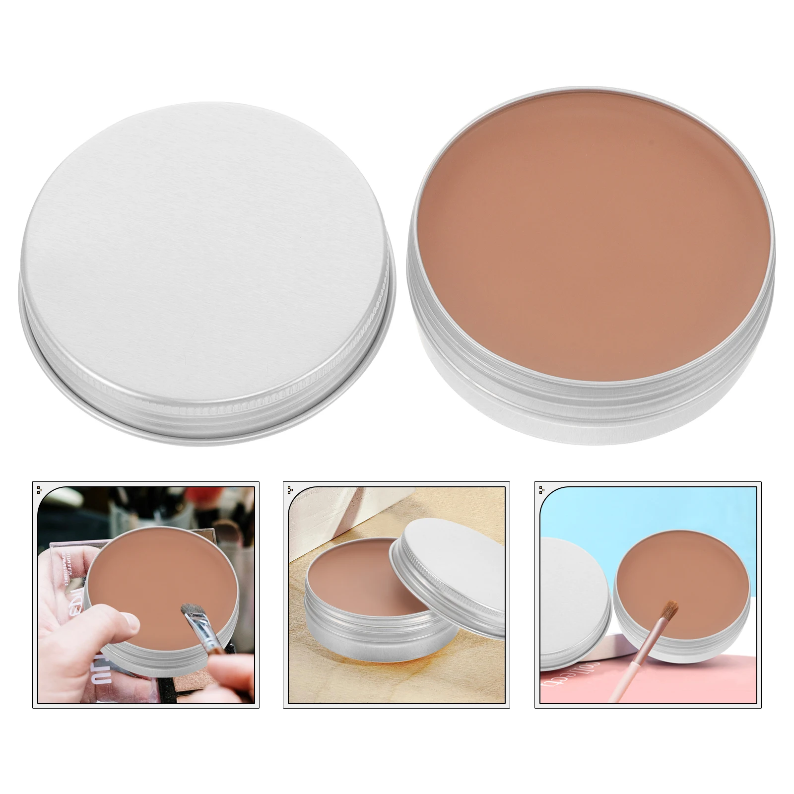 

60G Aluminum Box Film Special Effects Wax for Scar Covering Nose Shaping Safe Portable Halloween Cosplay Modeling Face Putty