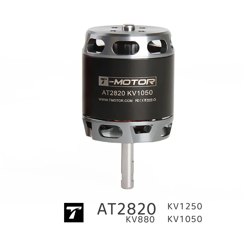 

AT2820 T-MOTOR длинный вал KV880 KV1050 KV1250 бесщеточный двигатель для аэрографа с неподвижными крыльями