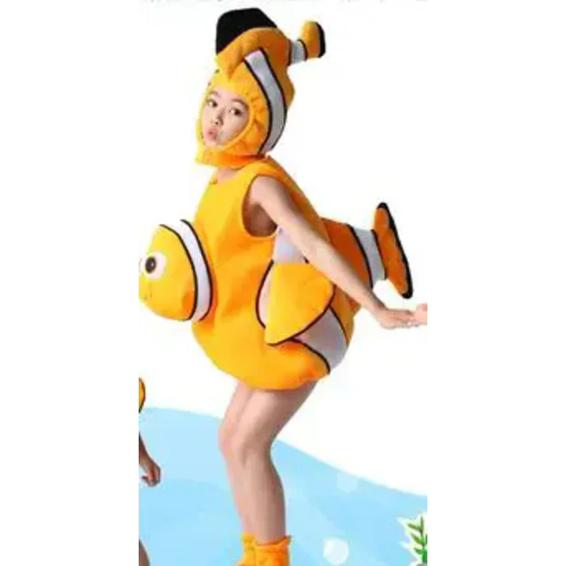 บ้านหมีเด็กเด็กปลาดาว SeaHorse Octopus Dolphin เครื่องแต่งกายปาร์ตี้ฮาโลวีนคอสเพลย์สัตว์ทะเลเสื้อผ้าเด็ก Gir2025 PPT01 ..