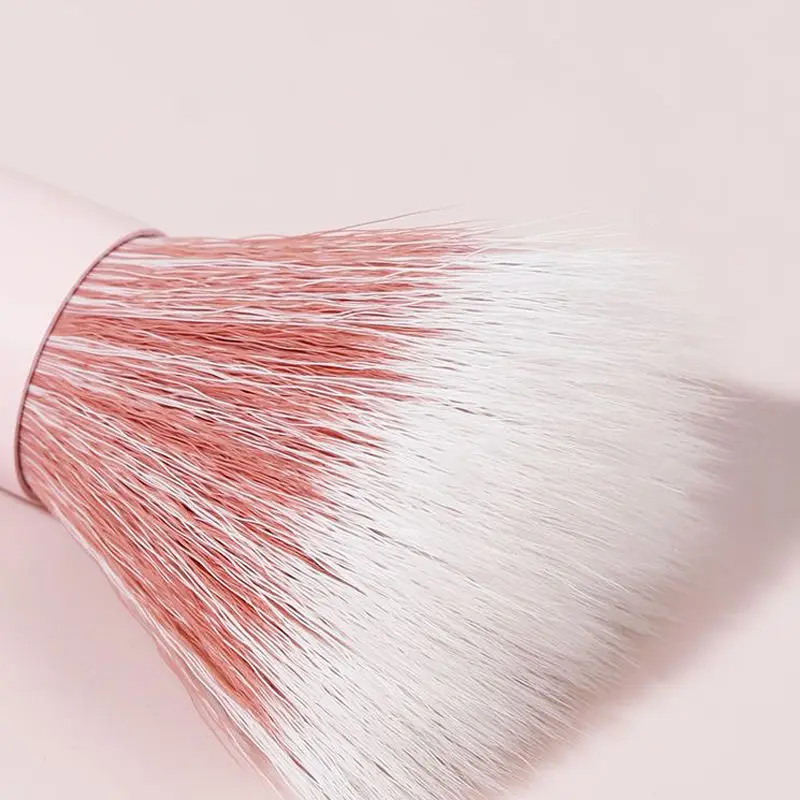 8Pcs Pink Soft Makeup Brushes Set Wooden Handle Aluminum Tube Fan Concealer Brush Ladies Beauty Tools