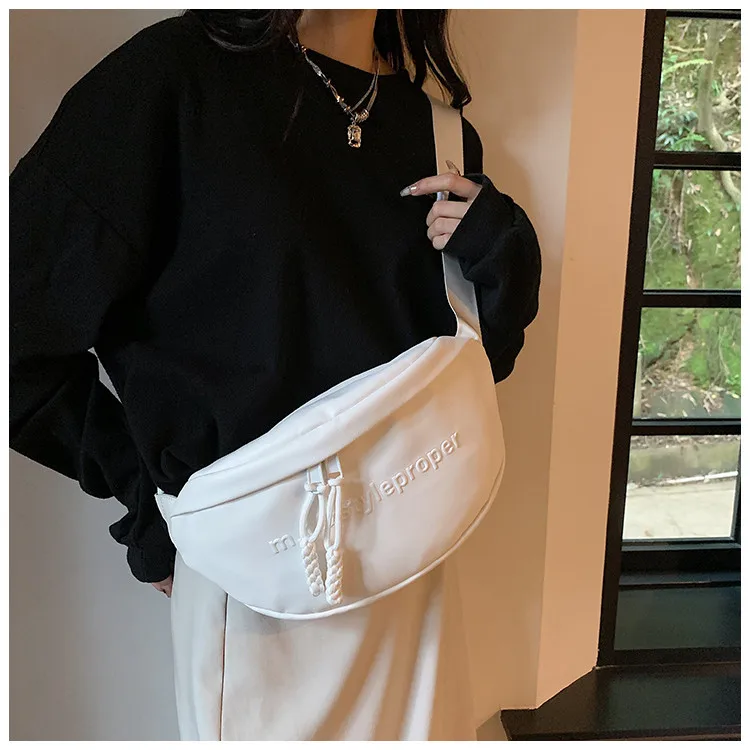 Crossbody Chest Bags for Women Fashion Chain Messenger bags PU Leather Handbags Waist Shoulder Bag sac main femme phone Walle