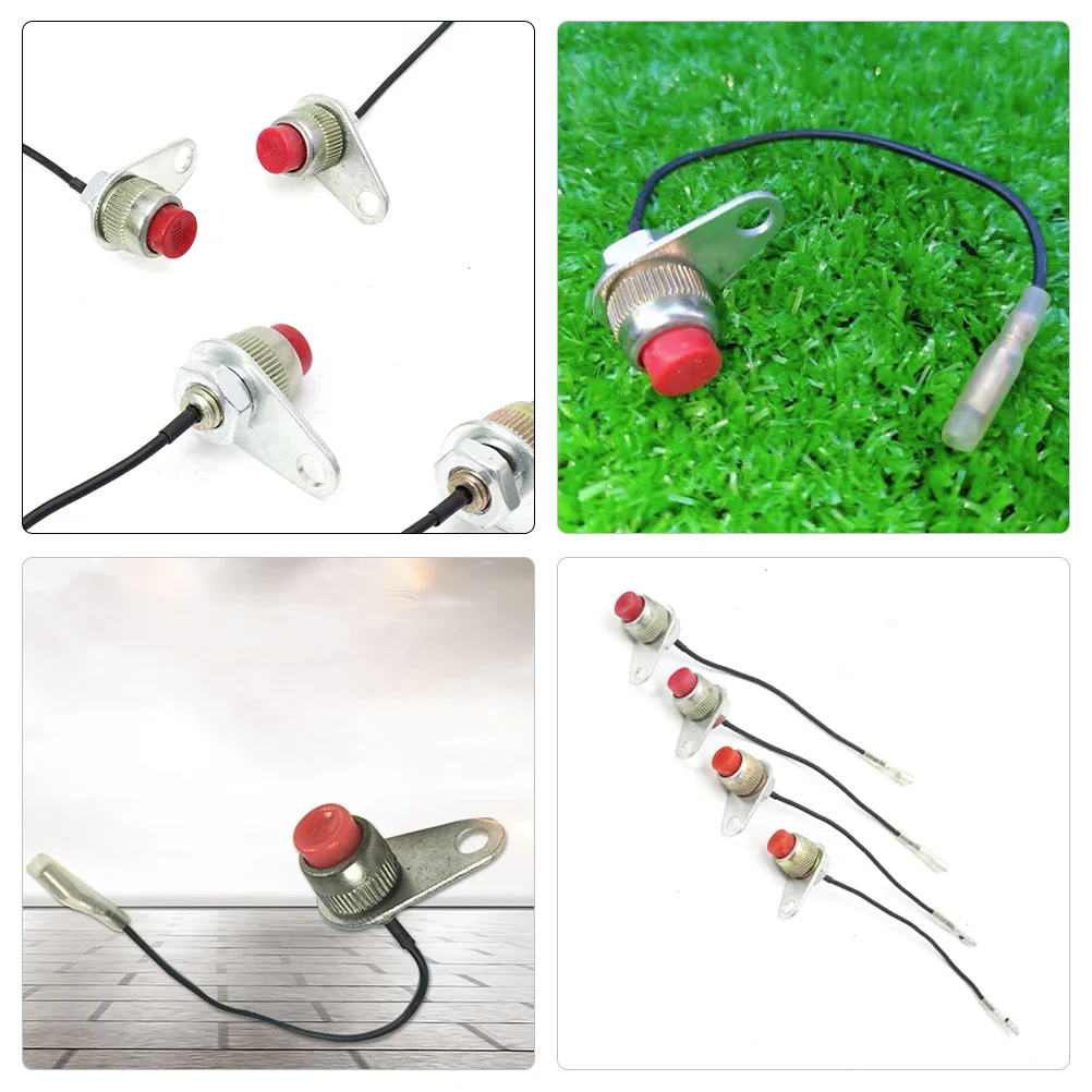 4Pcs Stop Mower Control Replacement On Off Stop For Lawn lawn mower parts lawn control garden on off stop