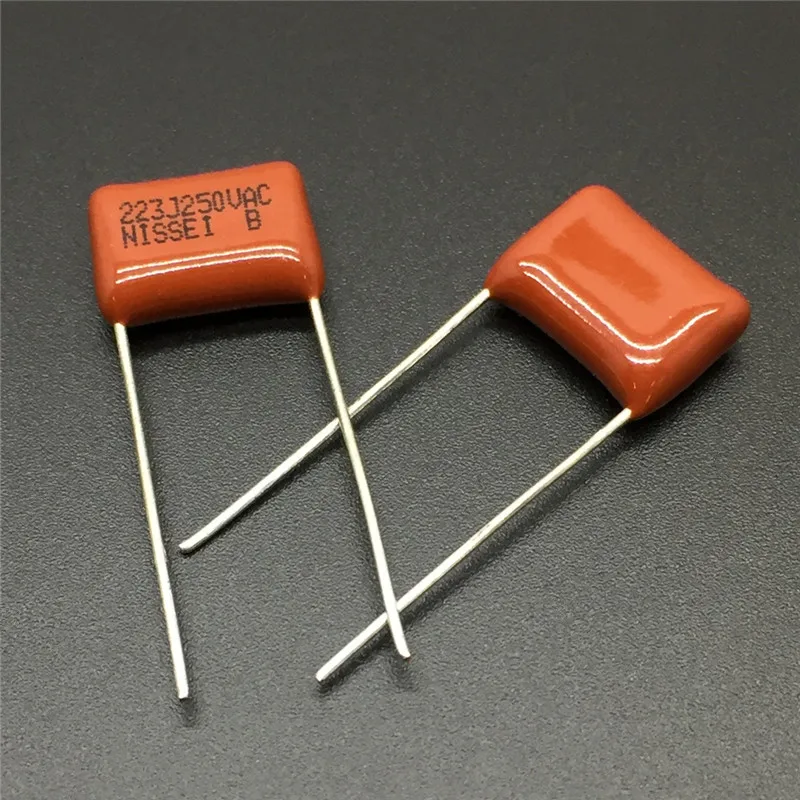 10Pcs/100Pcs Japan NISSEI CBB capacitor MMD 250V 223 J 5% 0.022uF 22nF Pitch=10mm Metallized polyester film capacitor