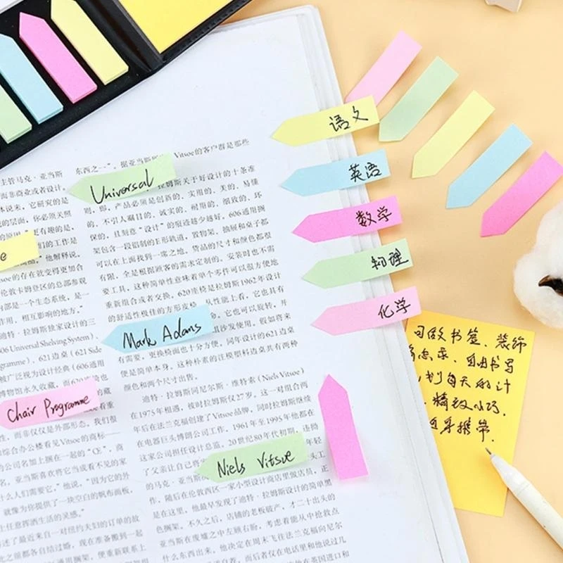Nhãn dán trang chỉ mục nhãn dán trang đầy màu sắc trang trí trang trang web ghi chú