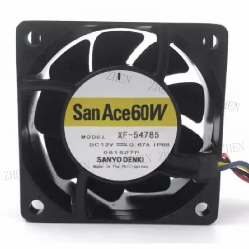 

Y FOR Sanyo XF-54785 DC12V 0.67A 6CM 4-Wire Inverter Cooling Fan