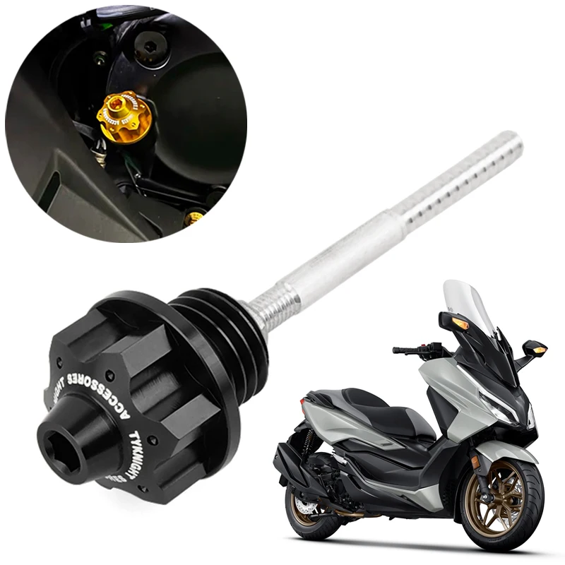Motorcycle Oil Ruler Oil Screw Cover Engine Screw Cover Fit For HONDA FORZA 125 250 300 350 750 NSS FORZA350 Accessories