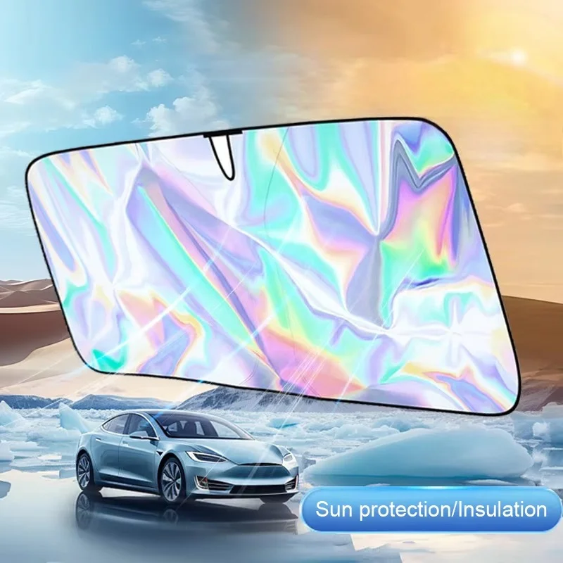 

Car Front Windshield Sunshade For Aeolus L7 Yixuan Haohan Haoji AX7 Front Window Anti-UV Heat Insulation Interior Accessories