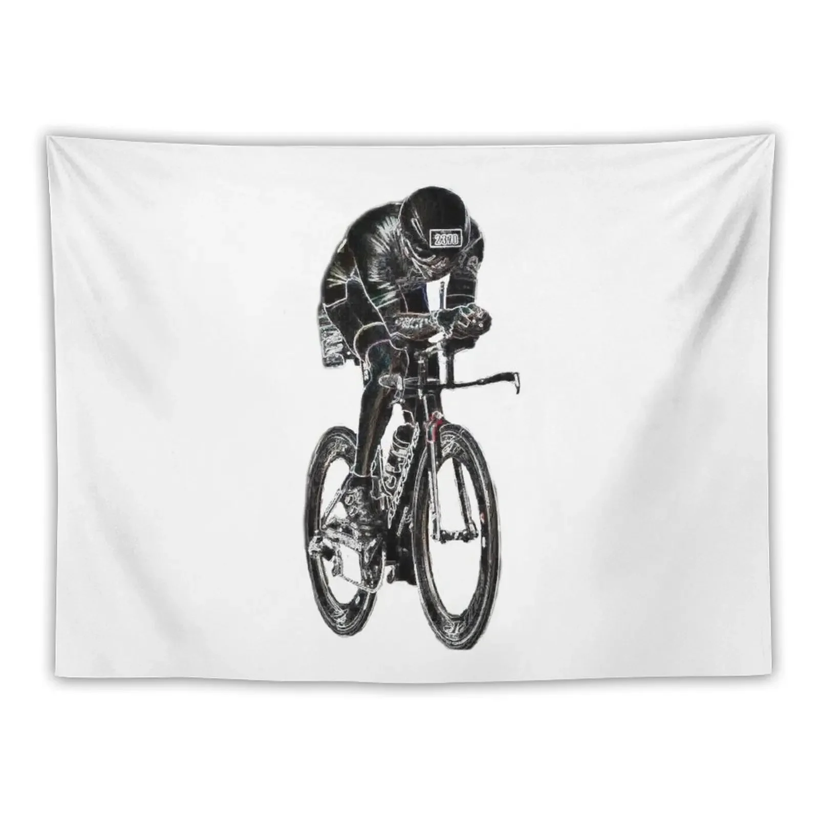 

Triathlete, Bike, Road Bike, Racing Bike, Tri Bike Tapestry Wall Hanging Decorative Wall Murals Tapestry